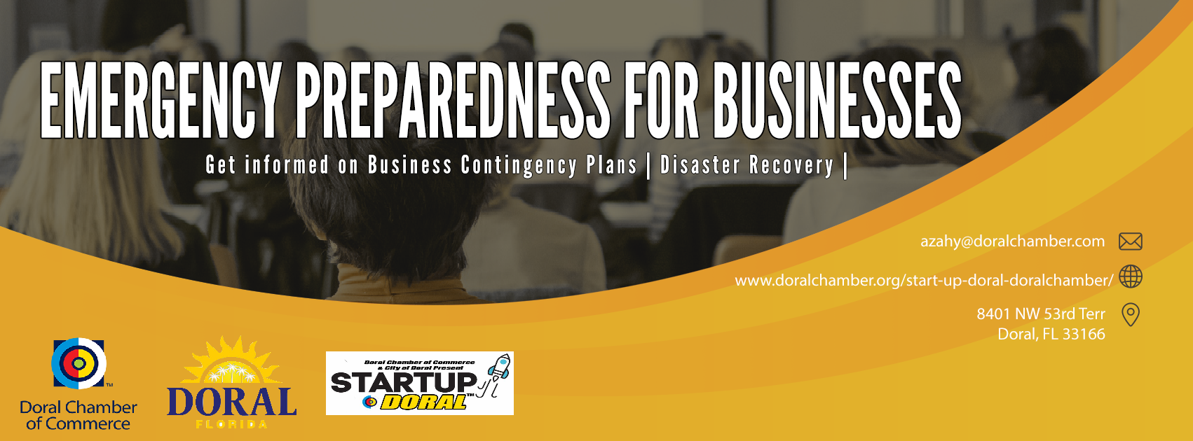 Emergency Preparedness for Business, a Doral Chamber of Commerce event.