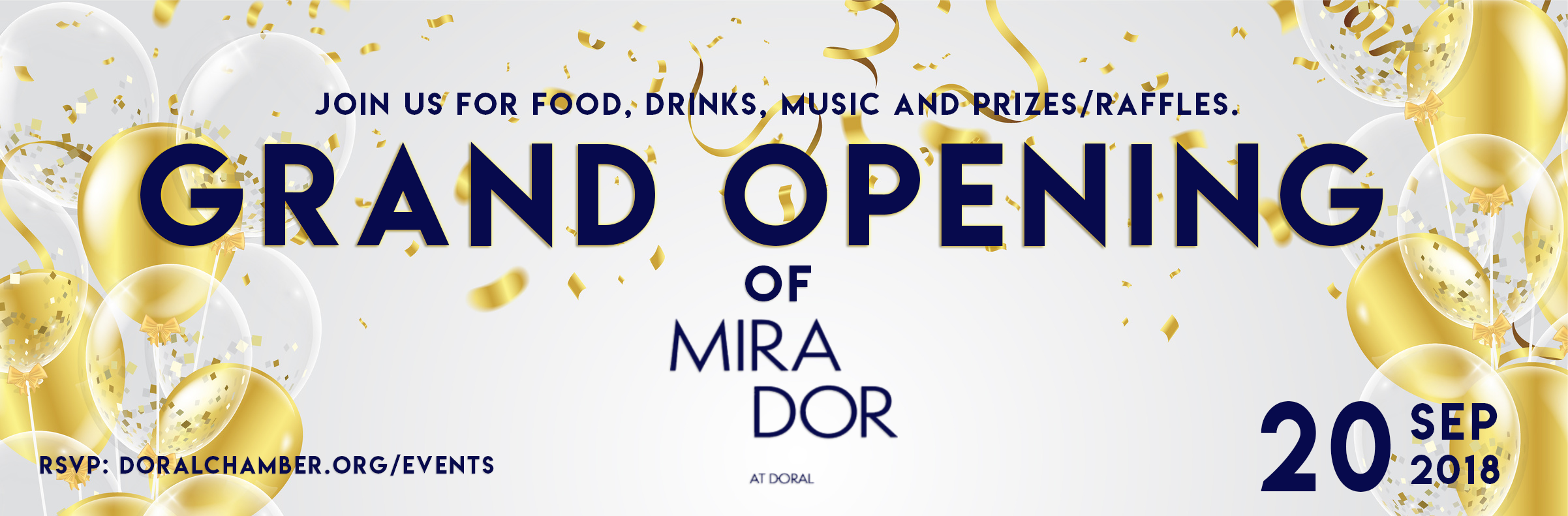 Mirador Grand Opening, a Doral Chamber of Commerce event.