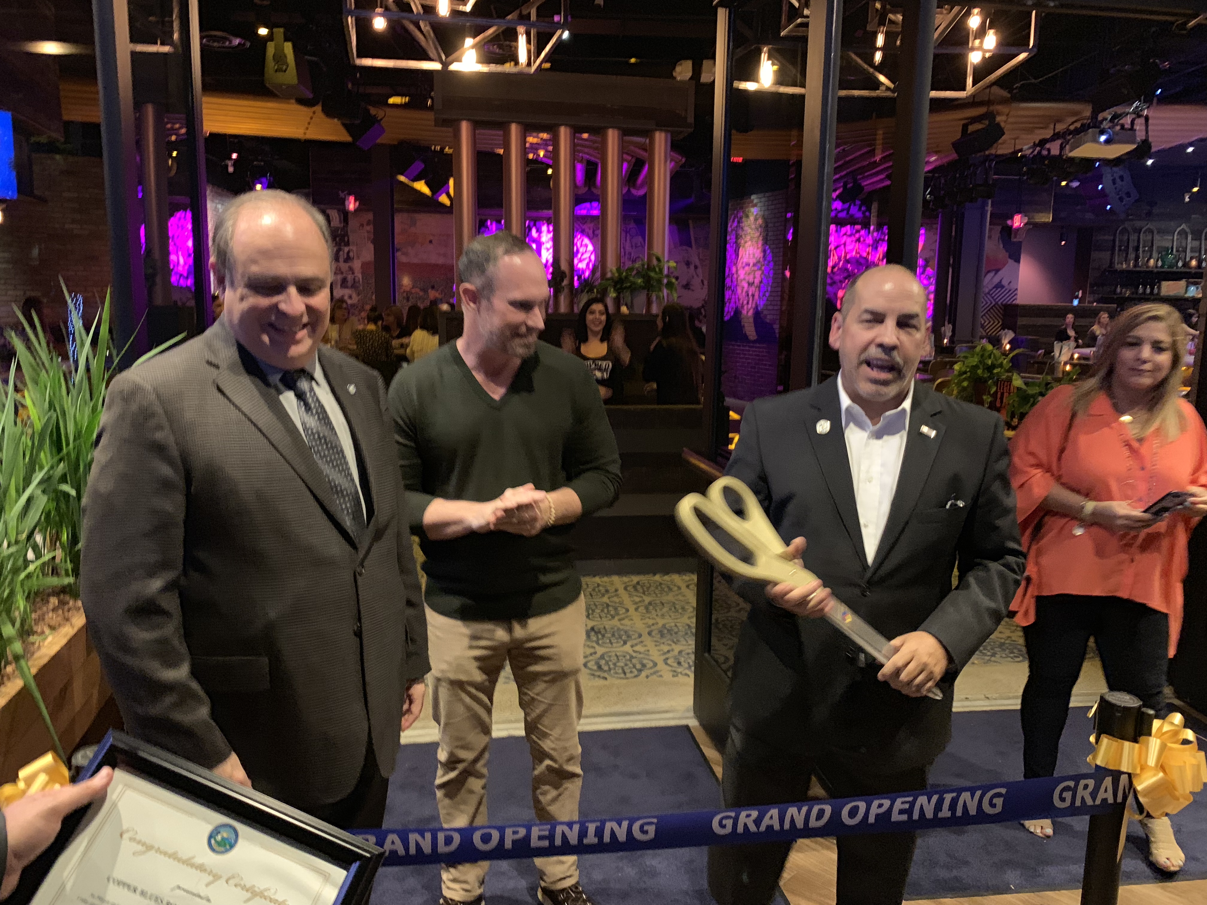 Ribbon Cutting with the Mayor hosted by the Doral Chamber of Commerce at Copper Blues Improv.