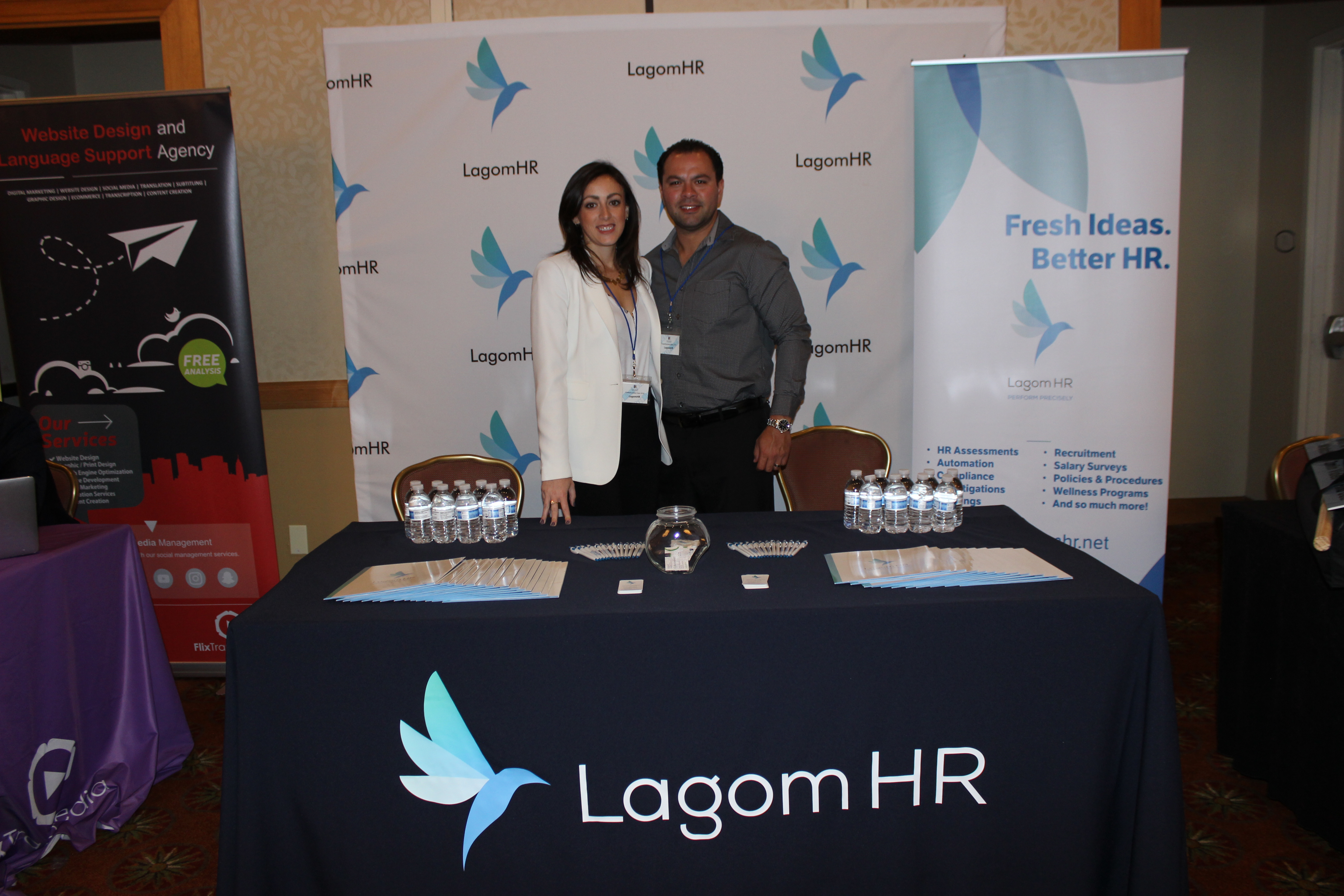LagomHR representing business in ExpoMiami 2018 hosted by the Doral Chamber of Commerce.