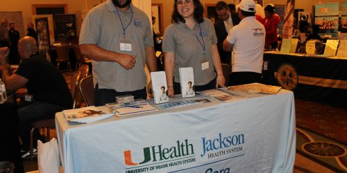 Jackson Health System representing business in ExpoMiami 2018 hosted by the Doral Chamber of Commerce.