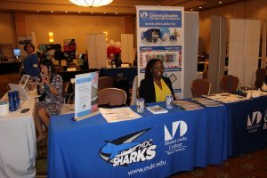 Miami Dade College West Campus representing business in ExpoMiami 2018 hosted by the Doral Chamber of Commerce.