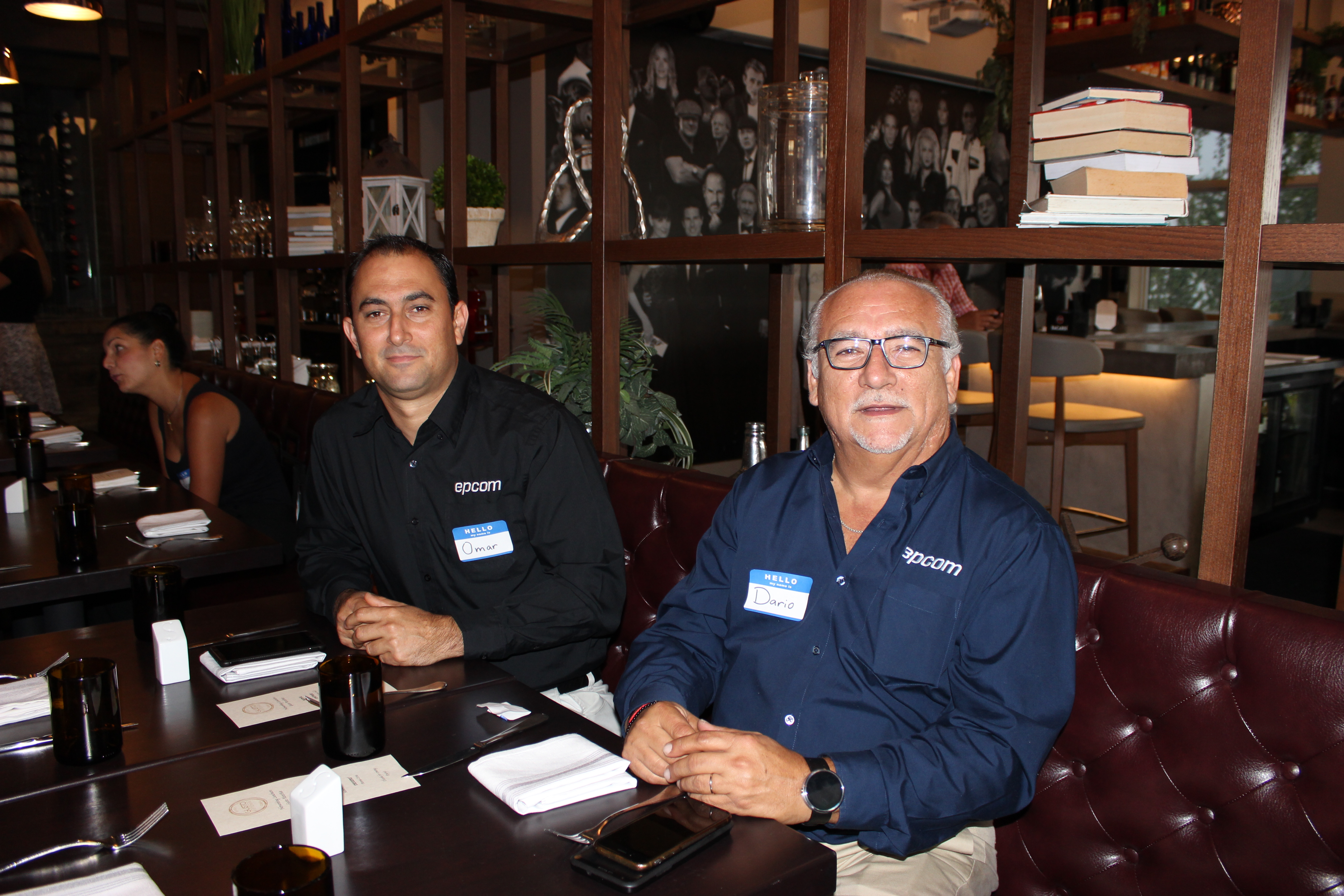 Doral Chamber of Commerce, Gusto Ristobar Luncheon two members from same company.