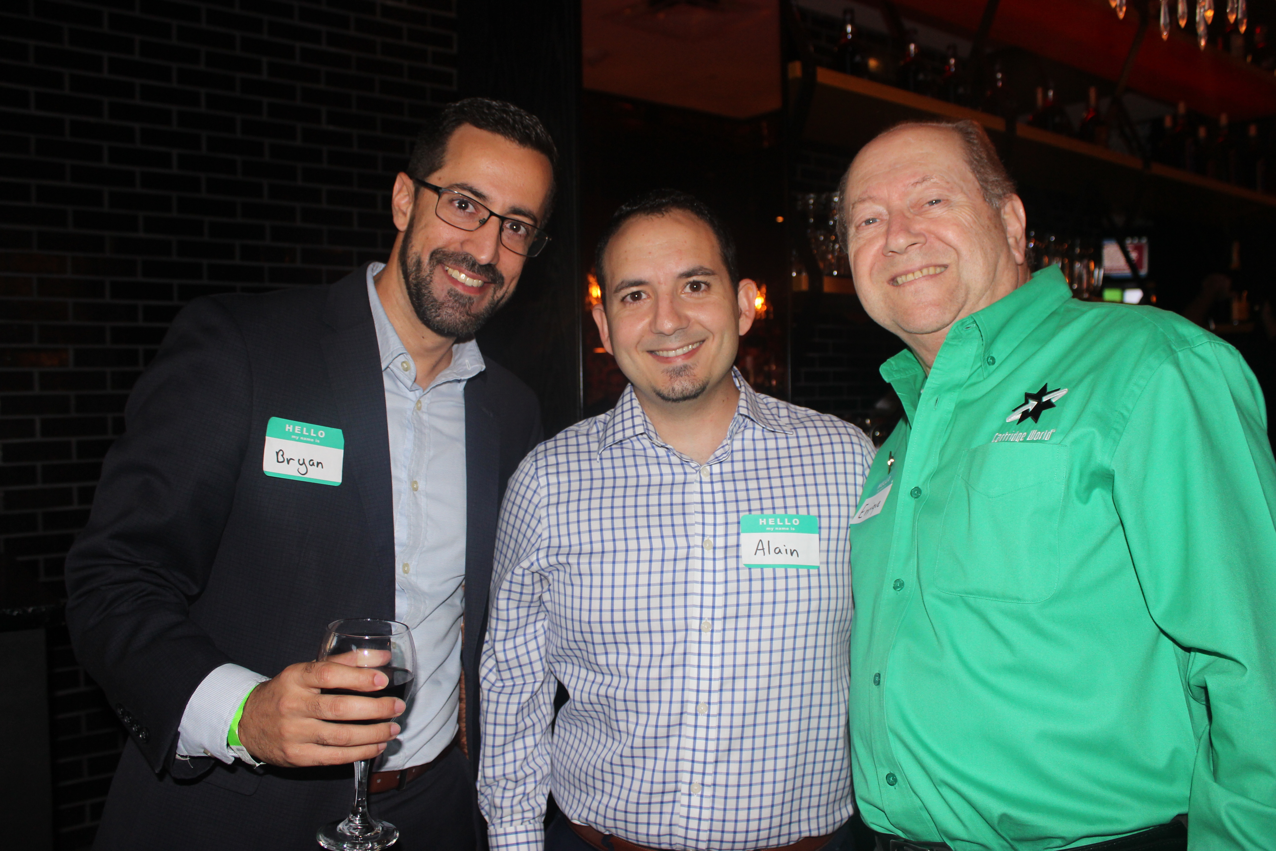 Group photo taken in King's Bowl Business Networking event hosted by the Doral Chamber of Commerce.