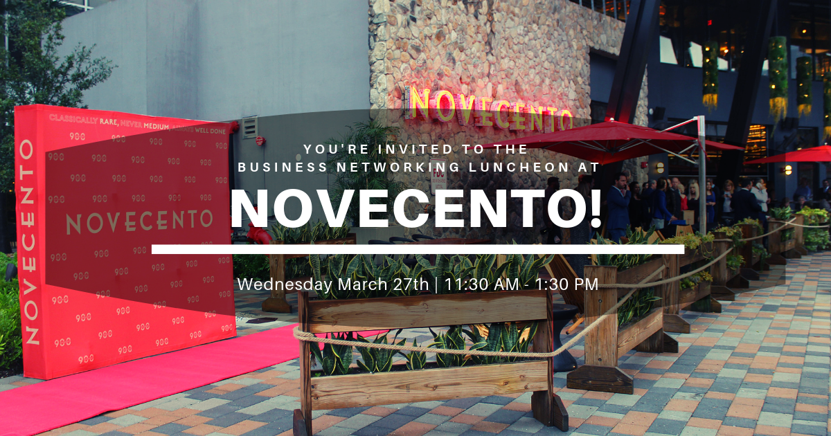 Doral Chamber of Commerce introduces Novecento Luncheon in March.