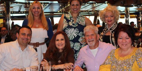 Doral Chamber of Commerce Carnival Cruise Luncheon 2019, Networking Event in Miami, Florida. Members and non-members taking a group photo together.