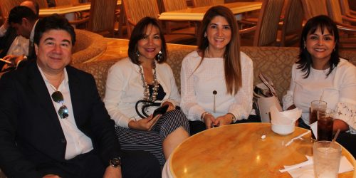 Doral Chamber of Commerce Carnival Cruise Luncheon 2019, Networking Event in Miami, Florida. Group enjoying themselves and networking at the lounge.