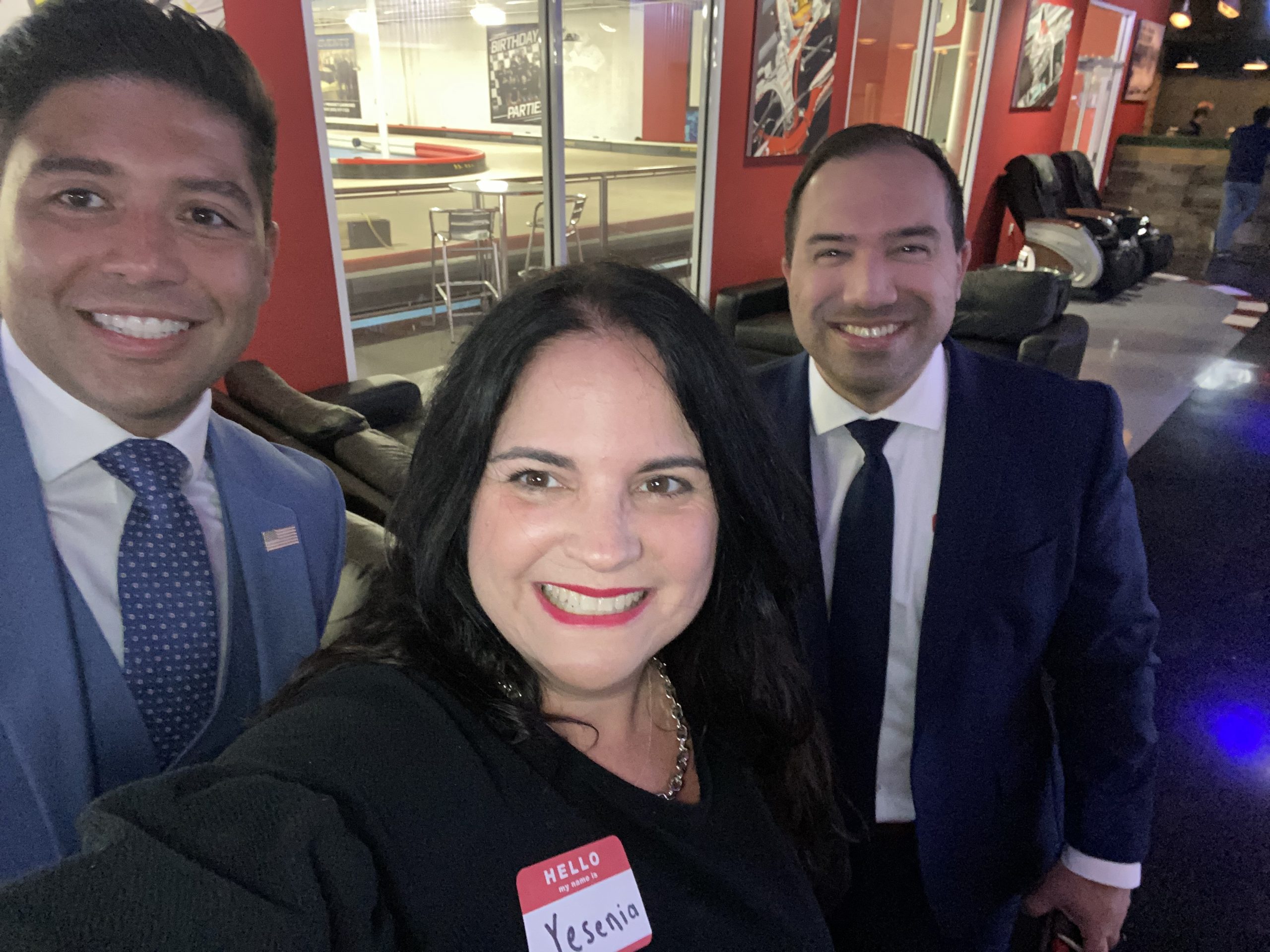 K1 Speed Networking Event Sponsored by Coral Gables Trust, Miami's Community Newspapers and K1 Speed. WIth Mayor Roberto Martell.