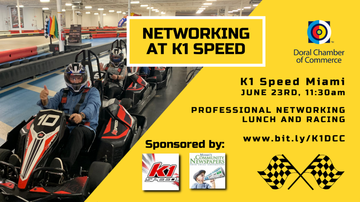 K1 Speed Miami Networking Event by Doral Chamber of Commerce