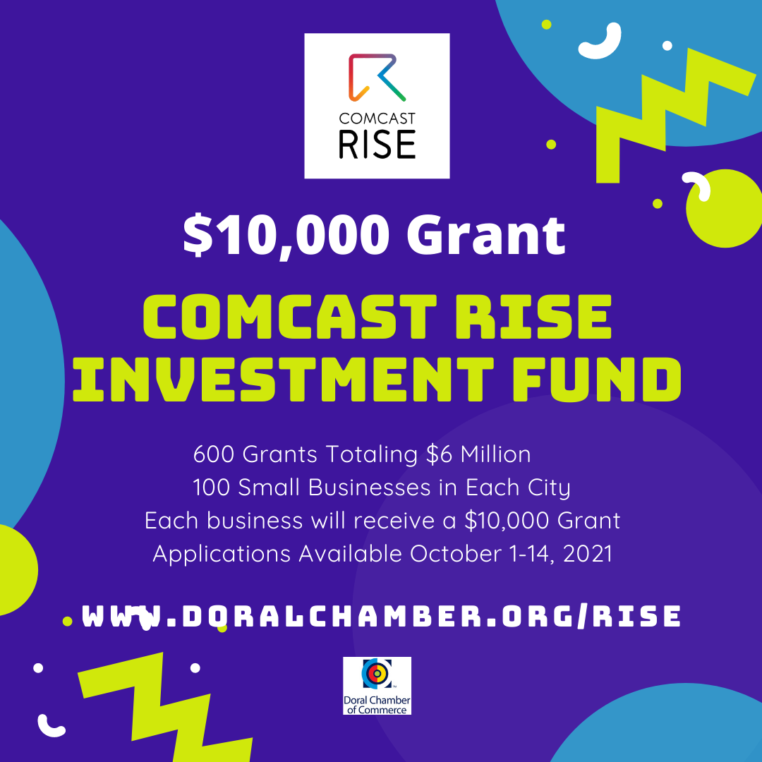 Comcast RISE Offering $10,000 Grants to Small, Minority-Owned Businesses in Miami-Dade, Broward
