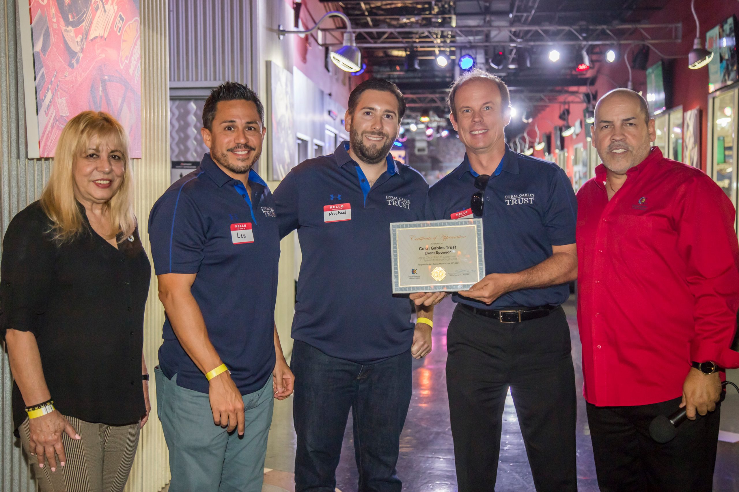 Doral Chamber of Commerce Networking Event at K1 Speed Medley - Miami with Coral Gables Trust. A DCC Trustee Member!