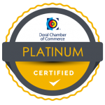 Doral Chamber of Commerce Platinum Membership. The Best Chamber in Miami.