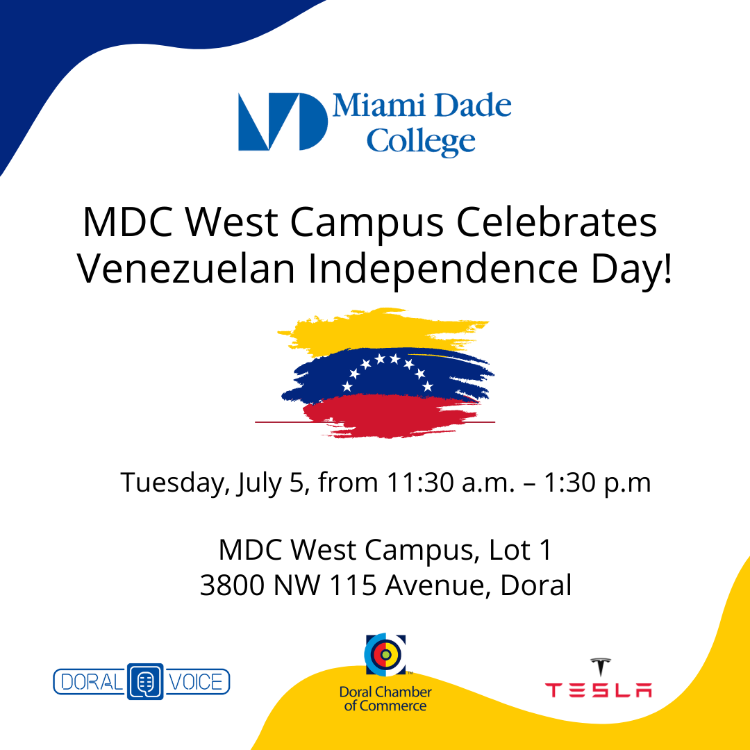 MDC West Campus to Celebrate Venezuelan Independence Day July 5