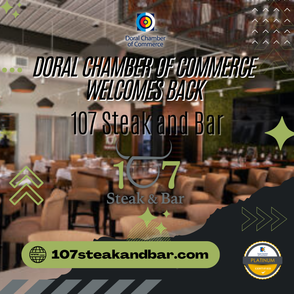 Doral Chamber 107 Steak and Bar Platinum The Doral Chamber