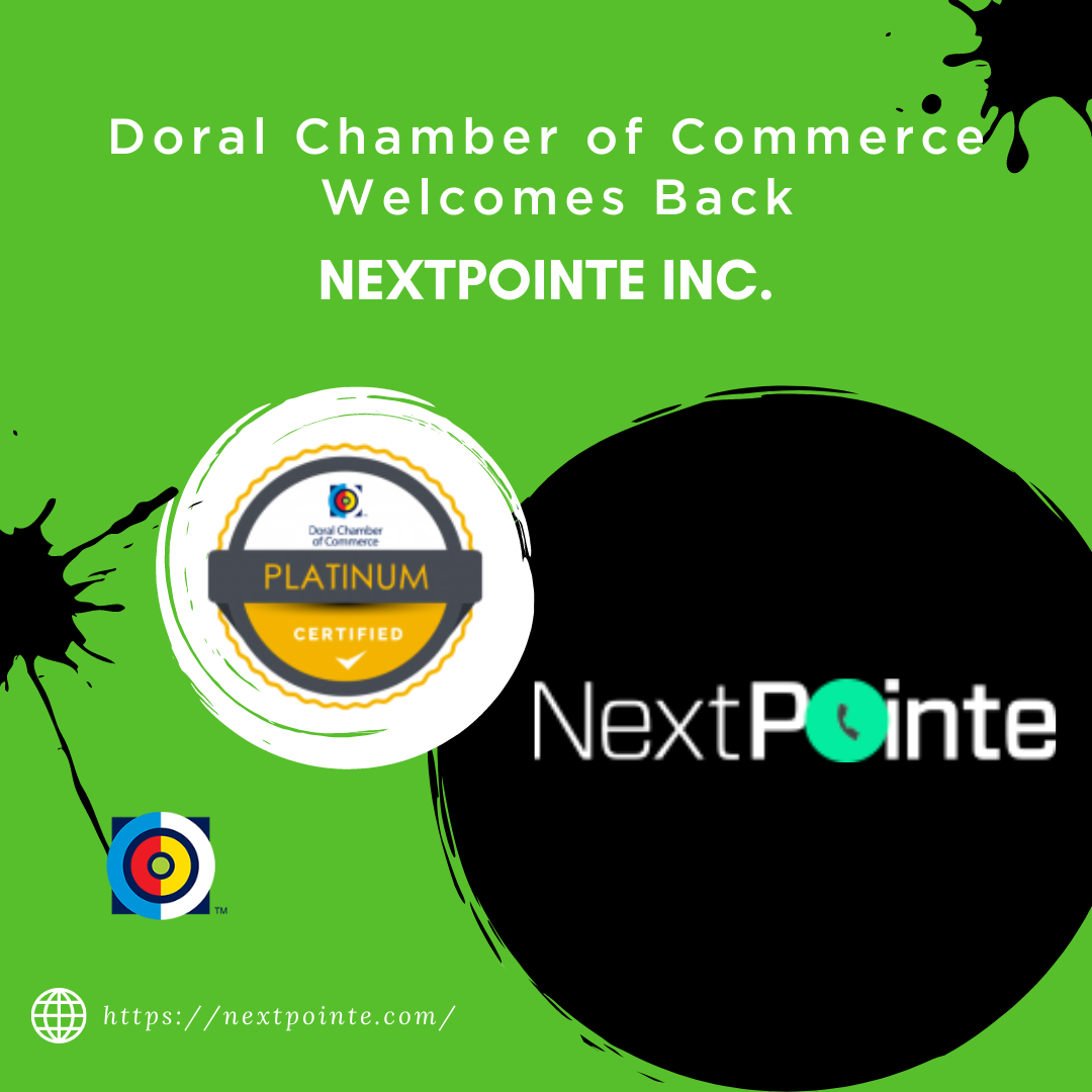 Doral Chamber of Commerce Proudly Welcomes Back NextPointe Inc. as a platinum member