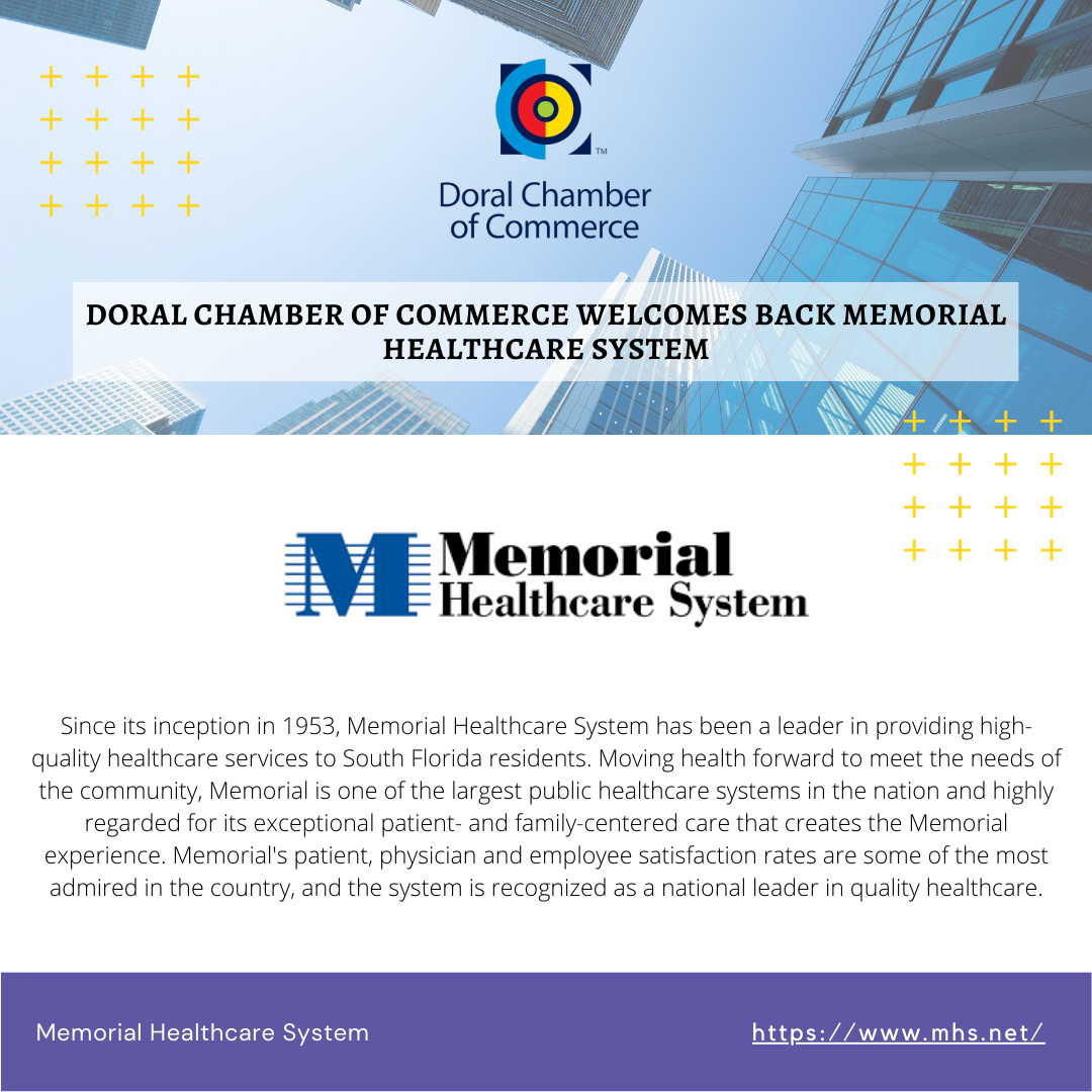 Doral Chamber of Commerce Welcomes Back Memorial Healthcare System