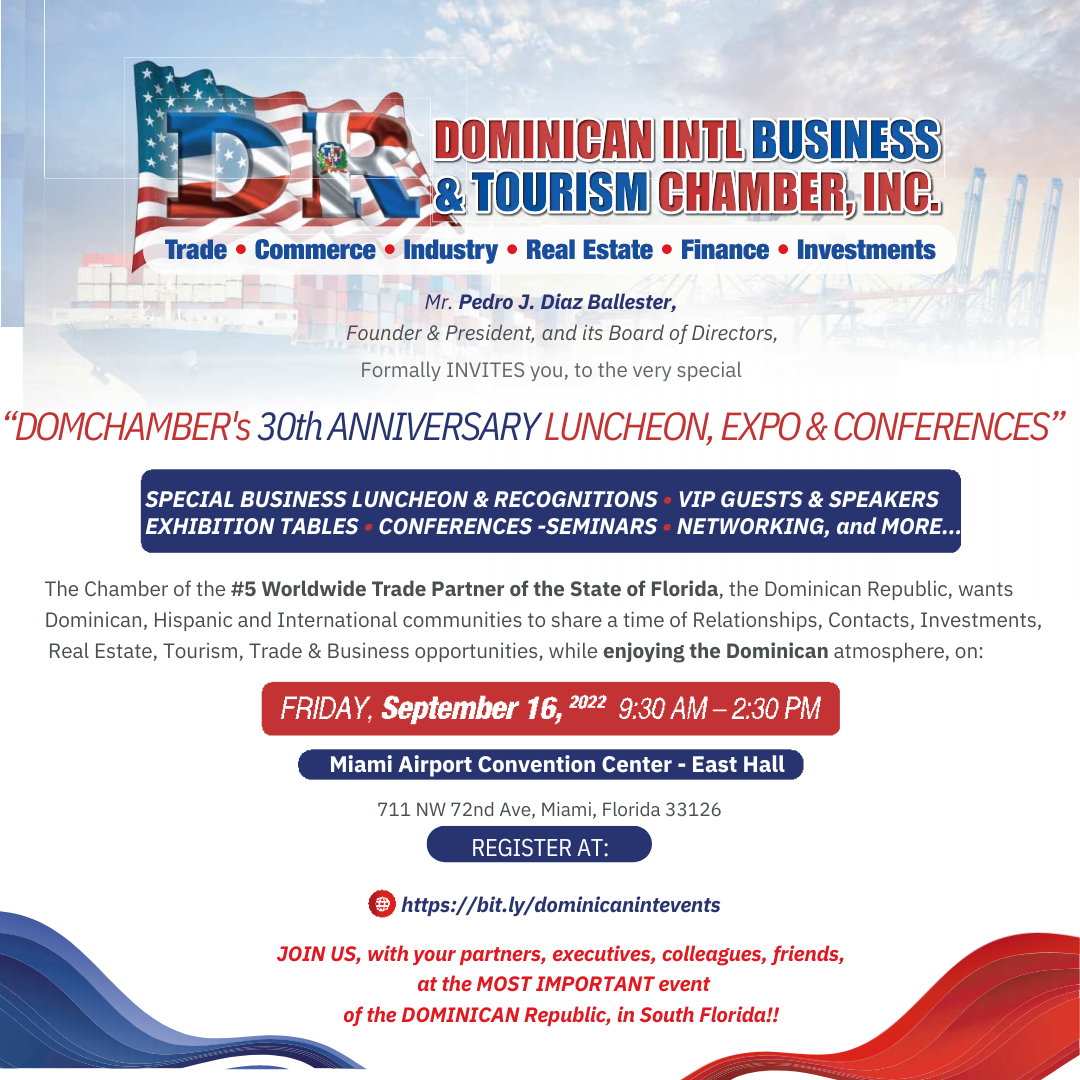 dominican international 30th anniversary lunch expo