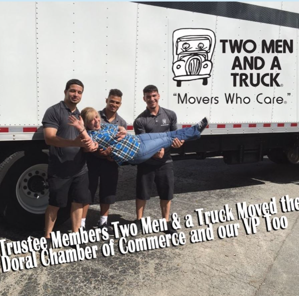 Two Men and a Truck Miami - Doral Official Movers of the Doral Chamber of Commerce