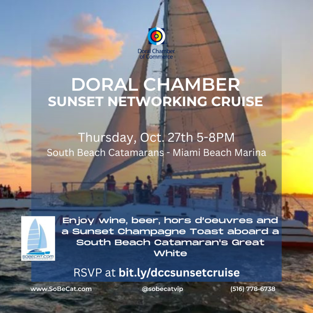 Sunset Networking Cruise on South Beach Catamarans image