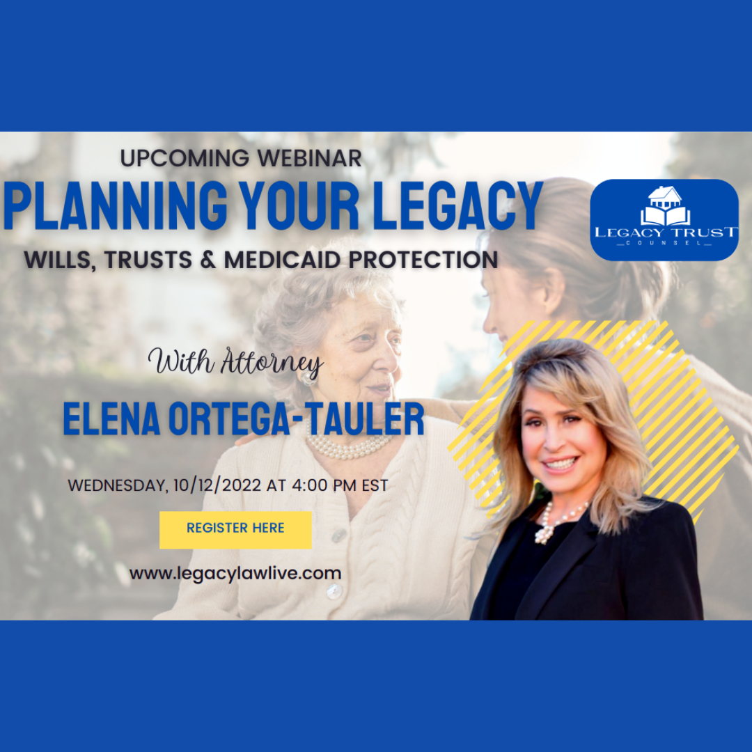 Legacy Trust Counsel Join Our Webinar On How to Protect Your Legacy image
