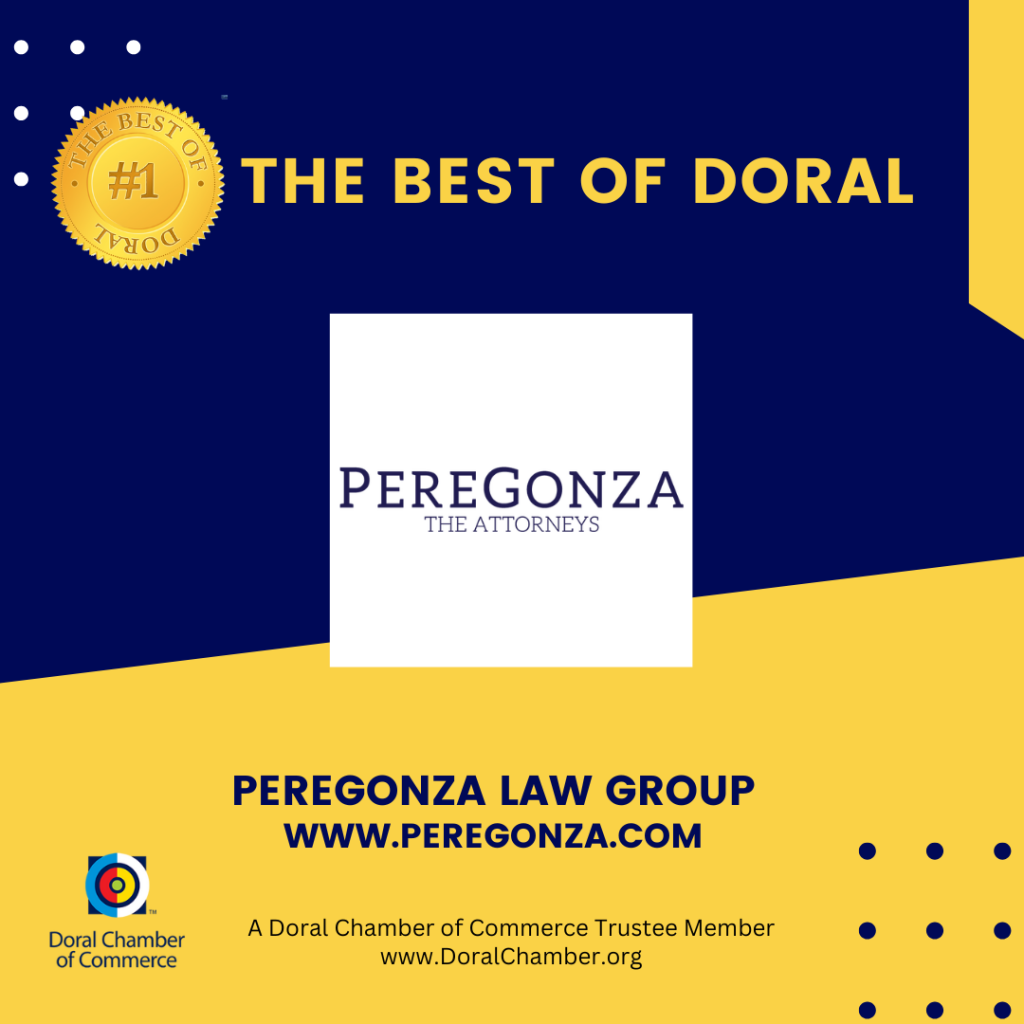 DCC presenting PereGonza Law Group as a trustee.