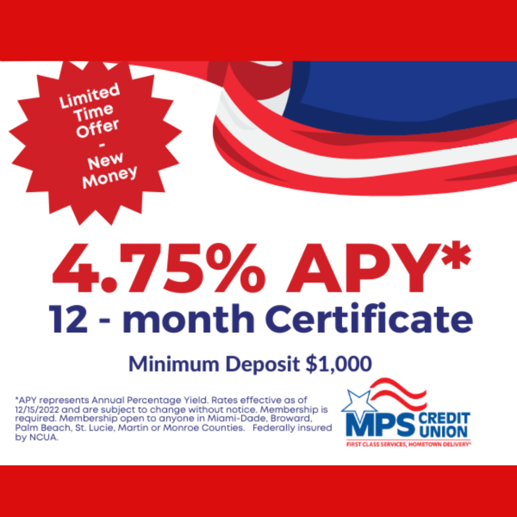12-Month CD Promotion: 4.75% APY!.