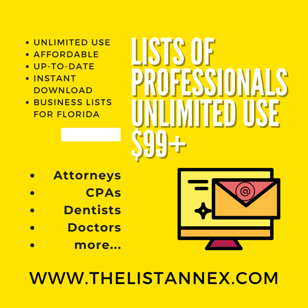 The List Annex Email Marketing Dos and Don'ts. Picture of an at symbol inside an envelope.