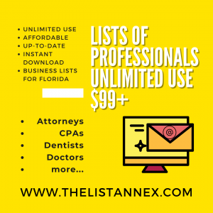 The List Annex Email Marketing Dos and Don'ts. Picture of an at symbol inside an envelope.