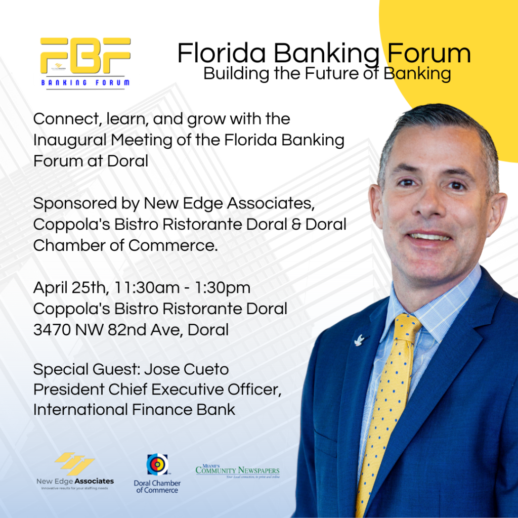 Connect, learn, and grow with the Inaugural Meeting of the Florida Banking Forum at Doral