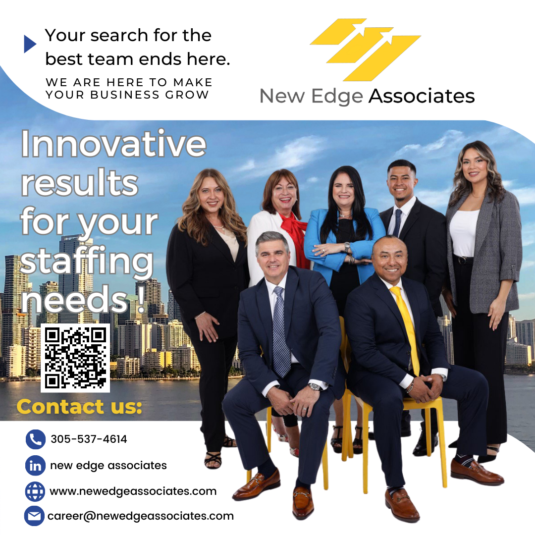 New Edge Associates We maintain a highly active profile in the community by joining several groups of influential associations within the community, in order to keep up with the latest industry trends.
