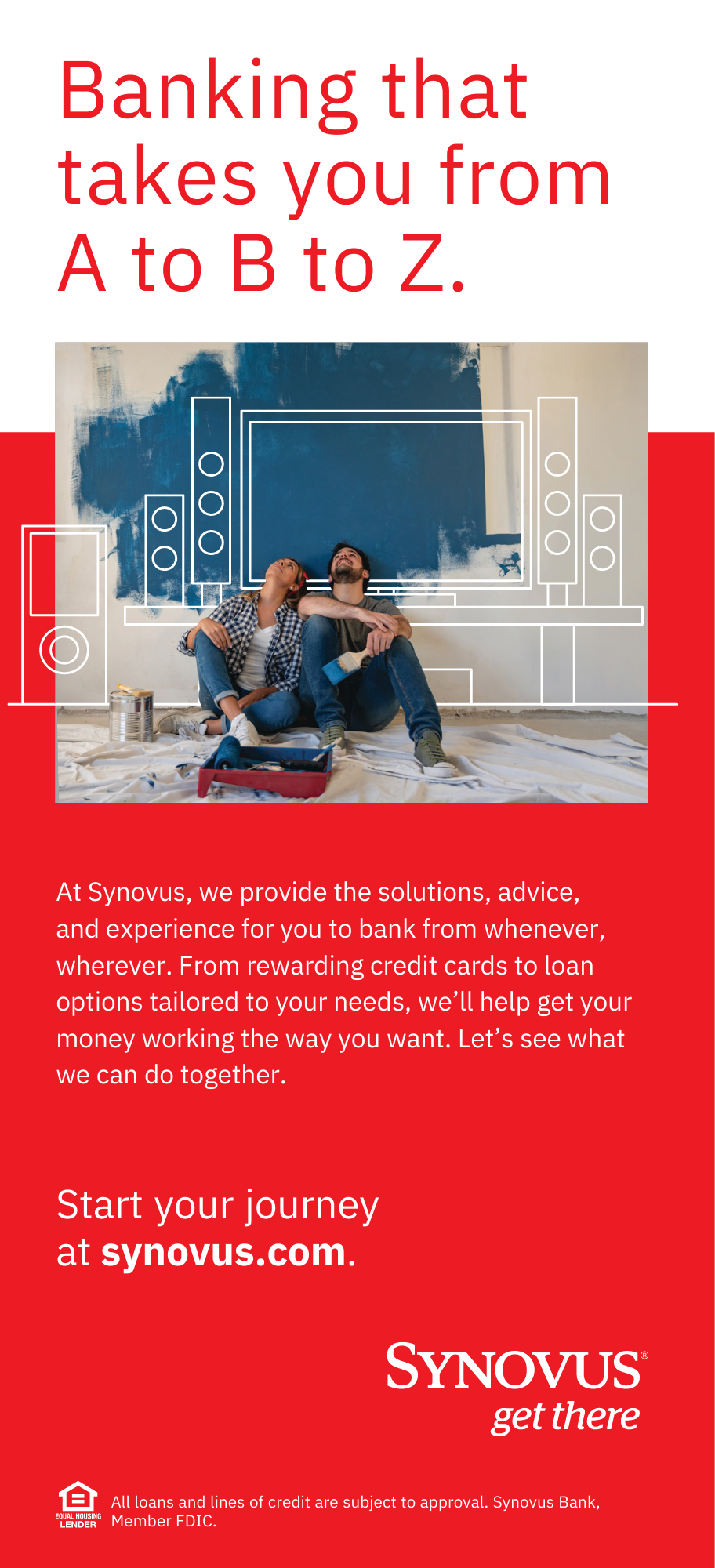 Synovus Bank Whether you’re remodeling your home, planning for recurring expenses (like a contractor’s bills or tuition payments), or keeping credit available for unexpected expenses, our 30-year Home Equity Line of Credit (HELOC) allows you to borrow against the equity in your home, using the money when and where you need it. We make it easy, convenient, and worry-free.