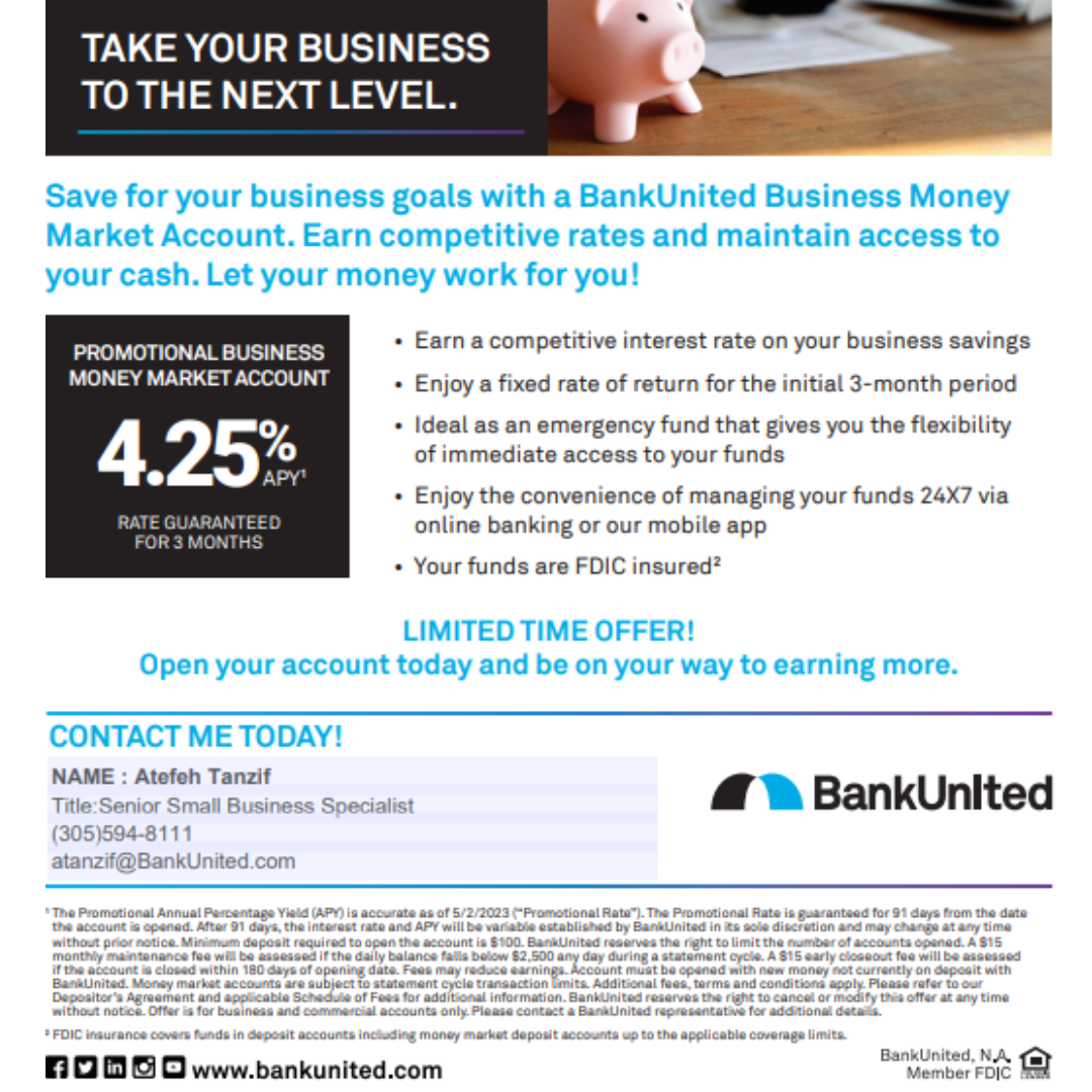 BankUnited A safe and easy way to save with one of America's most Trusted Banks Your money is safe with us!
