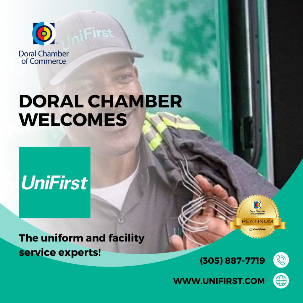 doral chamber welcomes unifirst