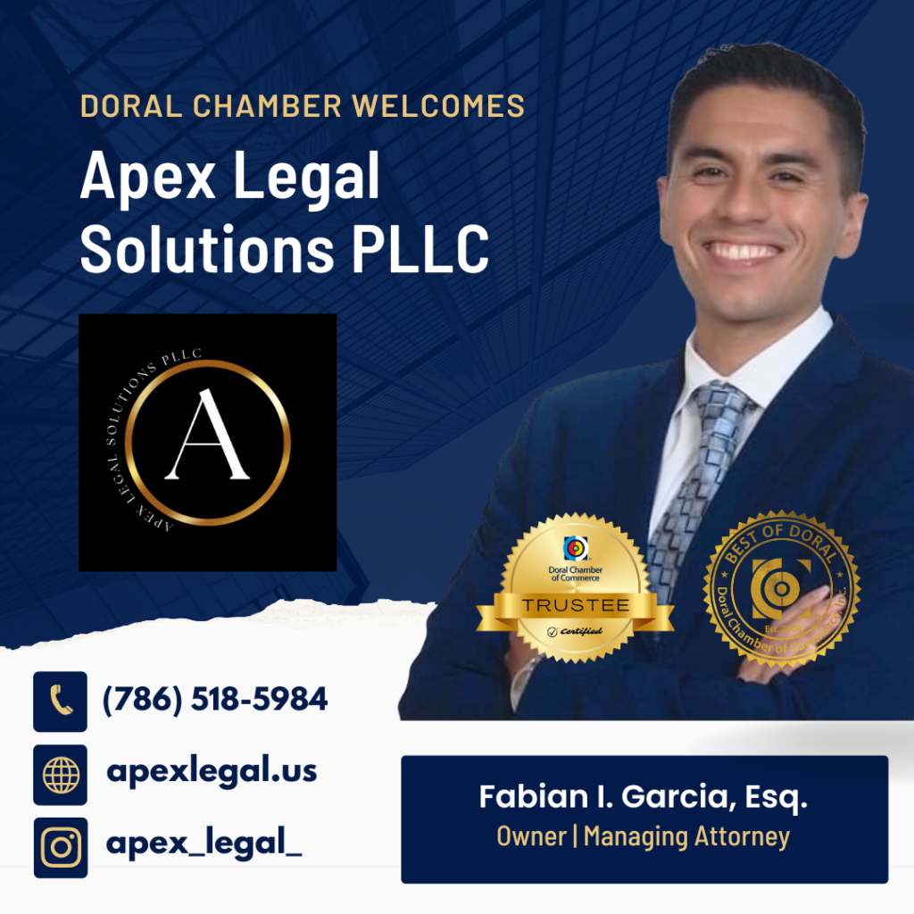 doral chamber welcomes apex legal solutions