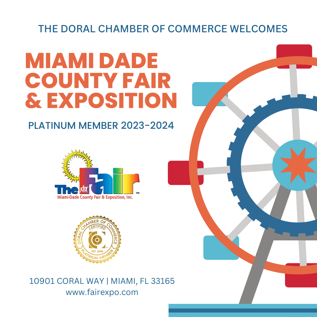 Doral Chamber of Commerce Welcomes Miami Dade County Fair & Expedition as a new Platinum Member