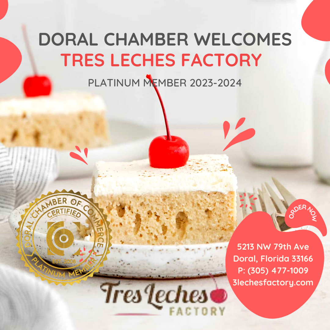 Tres Leches Factory We make, Since 2001, the BEST Tres Leches and Premium Latino Desserts in the World! We're in Doral
