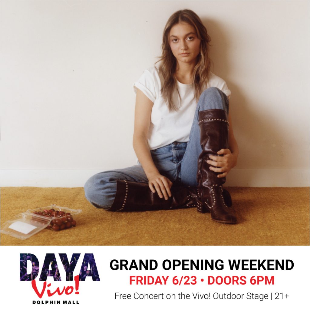 Vivo! Dolphin Mall Grand Opening June 23rd. DAYA in Concert! Free.