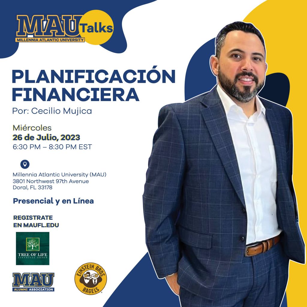 Millennia Atlantic University (MAU) Today we all have a heightened need for personal financial planning. The basic requirements of food, clothing, transportation and leisure are linked, in one way or another, to money.