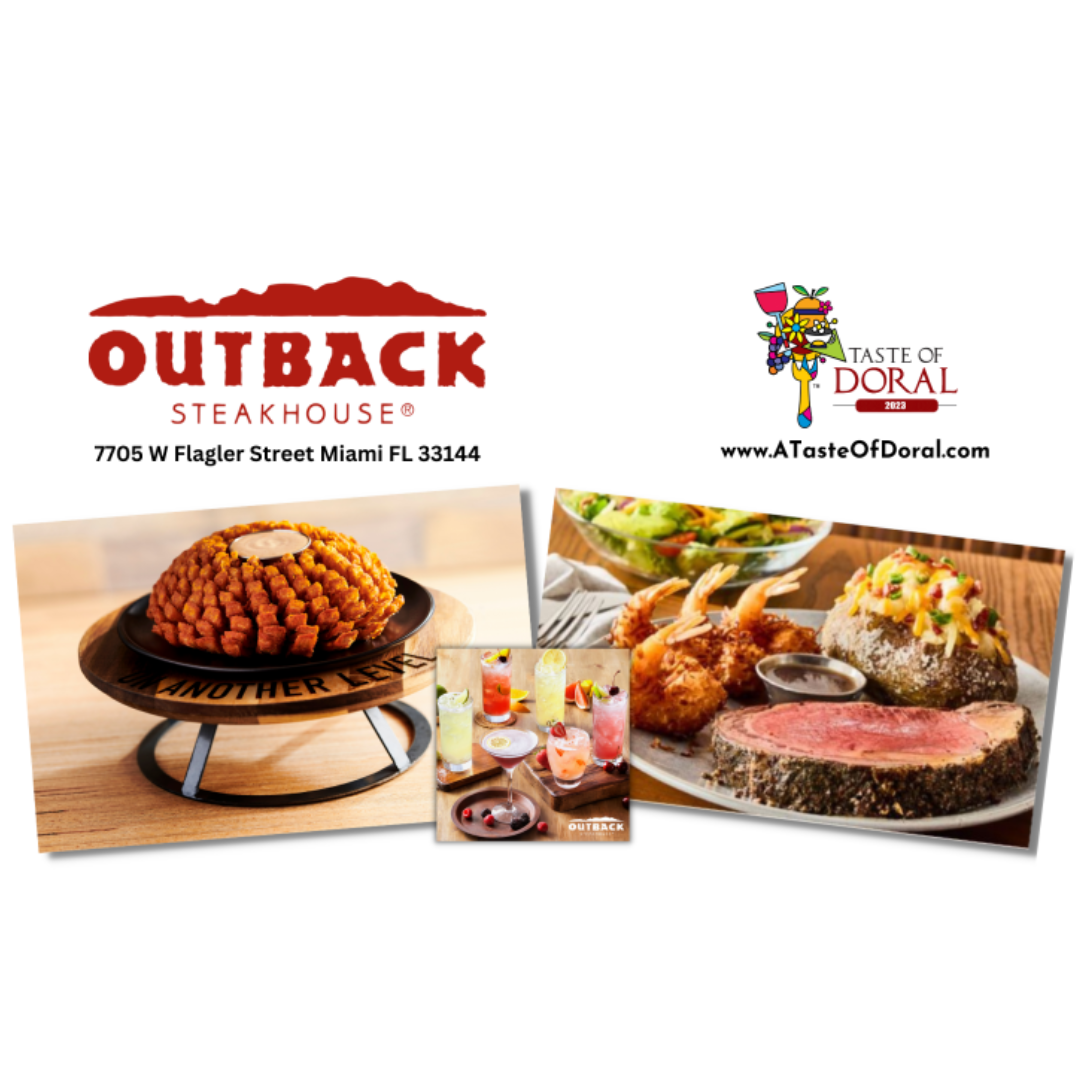 OUTBACK STEAKHOUSE restaurant has become a favorite among locals and visitors alike. ﻿
