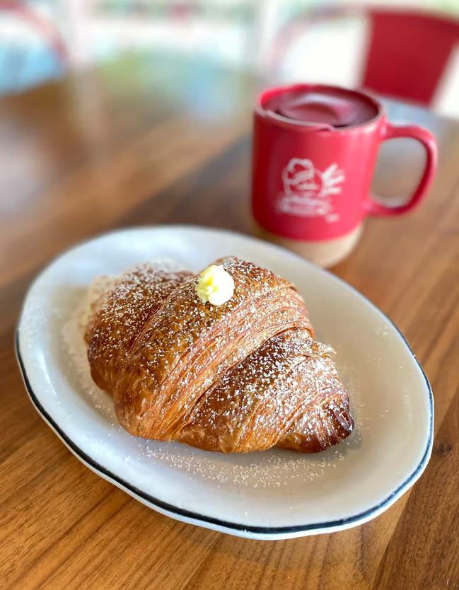 La Boulangerie Boul’Mich Get a taste of deliciousness - Our Crème croissant special is here!! Enjoy our flaky, buttery, fresh-baked croissant, filled with the most velvety crème. Hurry!!! It won’t be around forever!