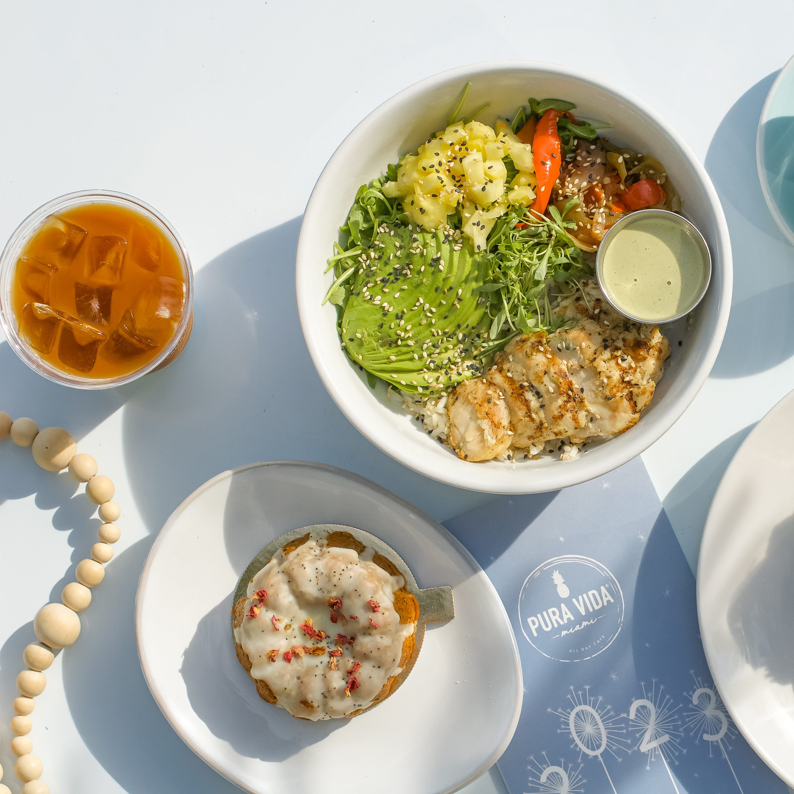 Pura Vida During Taste of Doral, Pura Vida Miami will be offering a special menu offer for dine-in customers at $30: Any wrap or bowl Any sweet treat Any coffee No add-ons, only removals This offer is available for lunch on Monday-Sunday from 11:00 am-2 pm only