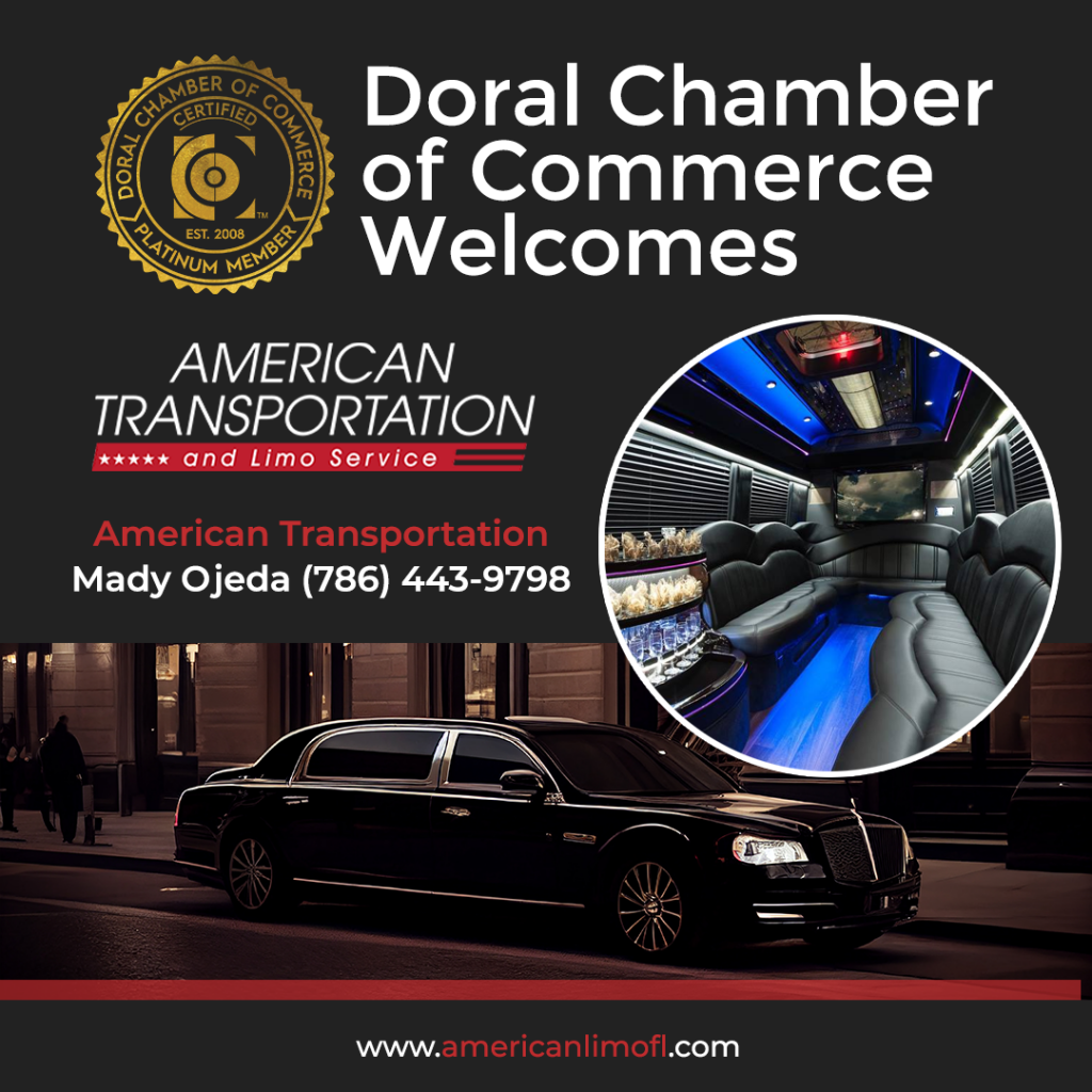 doral chamber of commerce welcomes american transportation