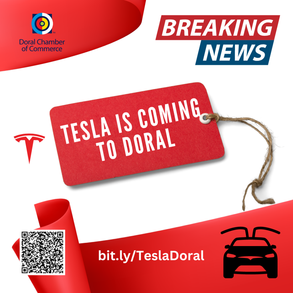 Tesla Motors in Coming to Doral.