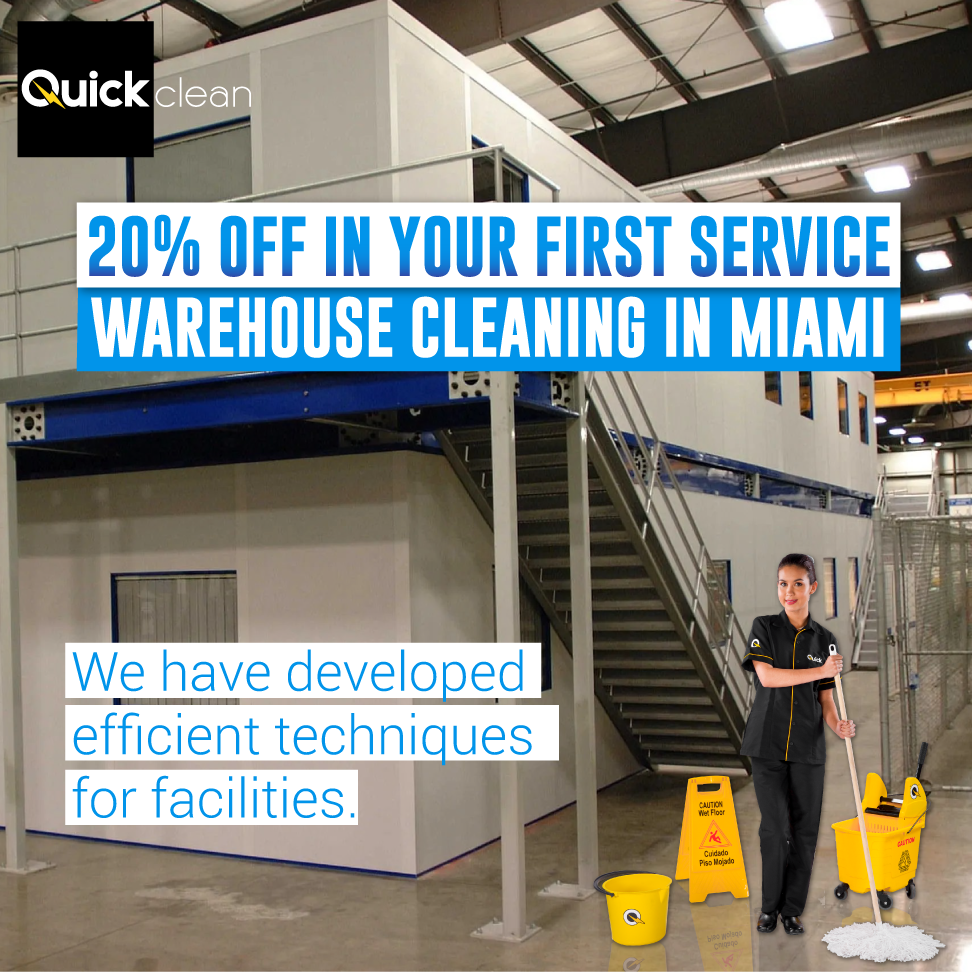 Revitalize your spaces with Quick Clean and a fantastic 20% discount in your first service