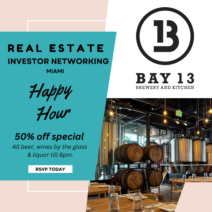 Keyrenter Property Management Miami West Join us for an exciting evening of networking and socializing at the Real Estate Investors Networking Happy Hour! This event is the perfect opportunity to connect with like-minded individuals who share a passion for real estate investing.