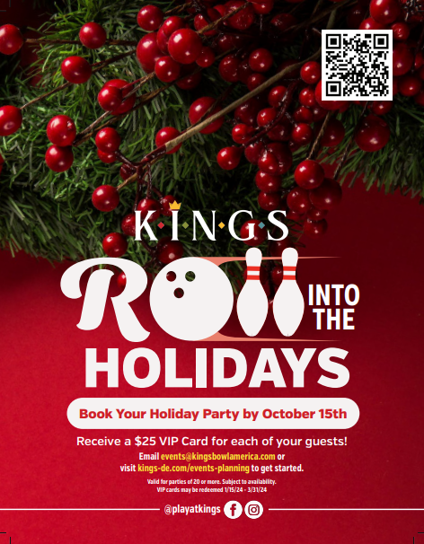 Kings Dining & Entertainment Roll Into The Holiday's with Kings