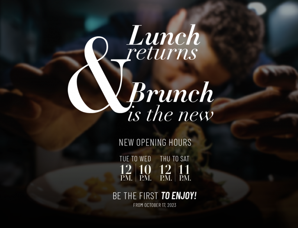 107 Steak & Bar Lunch is Back and Brunch is the New