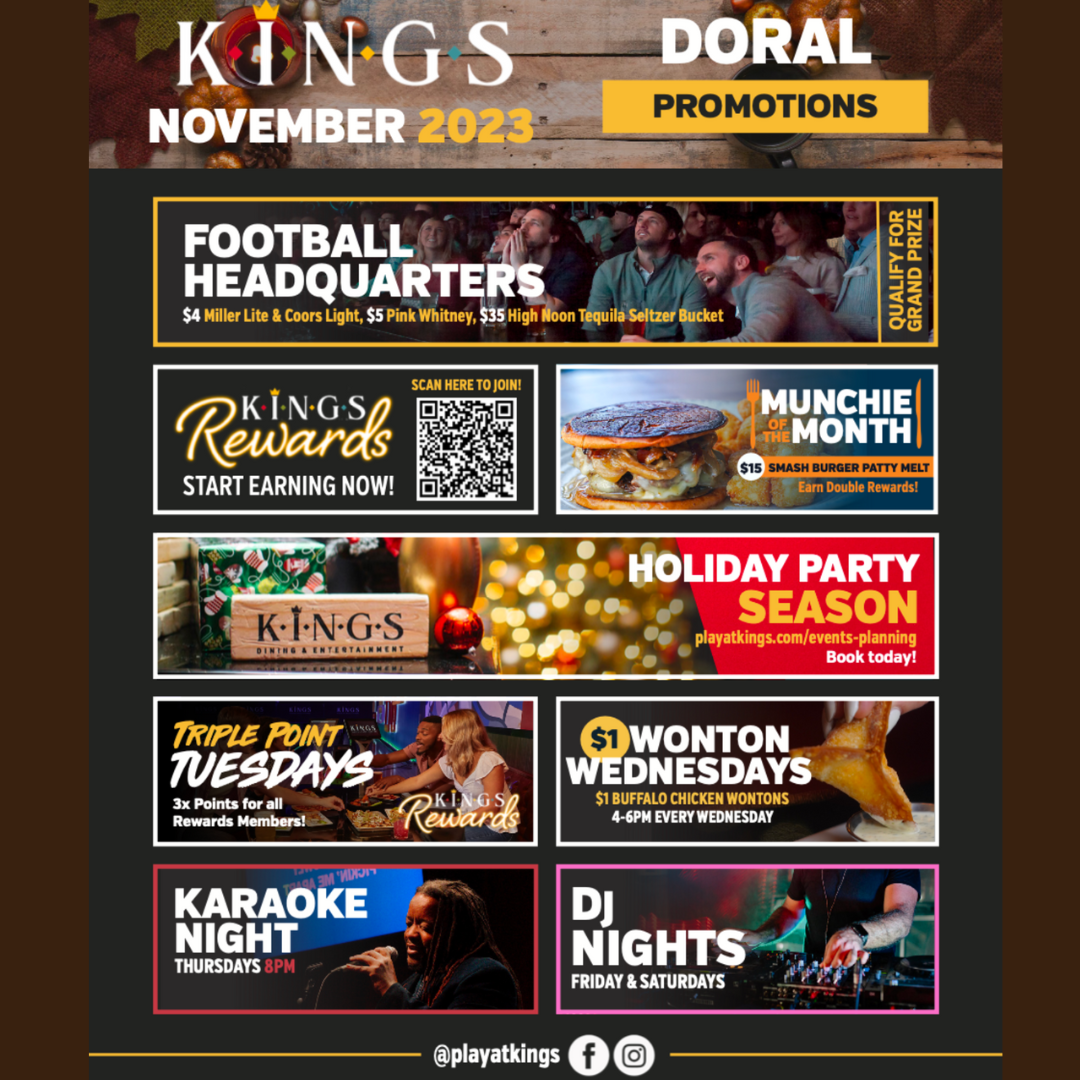 Join us at Kings Dining & Entertainment and have all the fun we have.