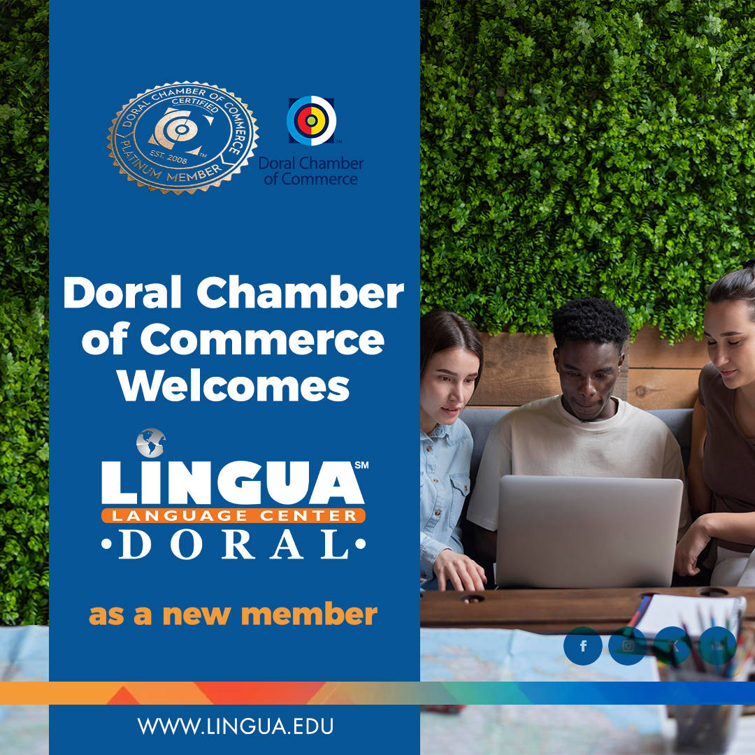 Lingua Language Center Doral Joins the Doral Chamber of Commerce as a Platinum Member for 2023-2024