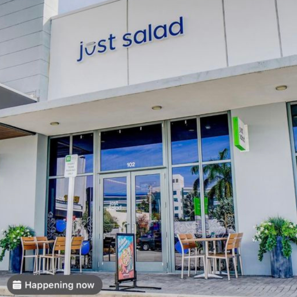 Just Salad Join the Doral Chamber of Commerce for the official Ribbon Cutting ceremony Just Salad is thrilled to join the community!